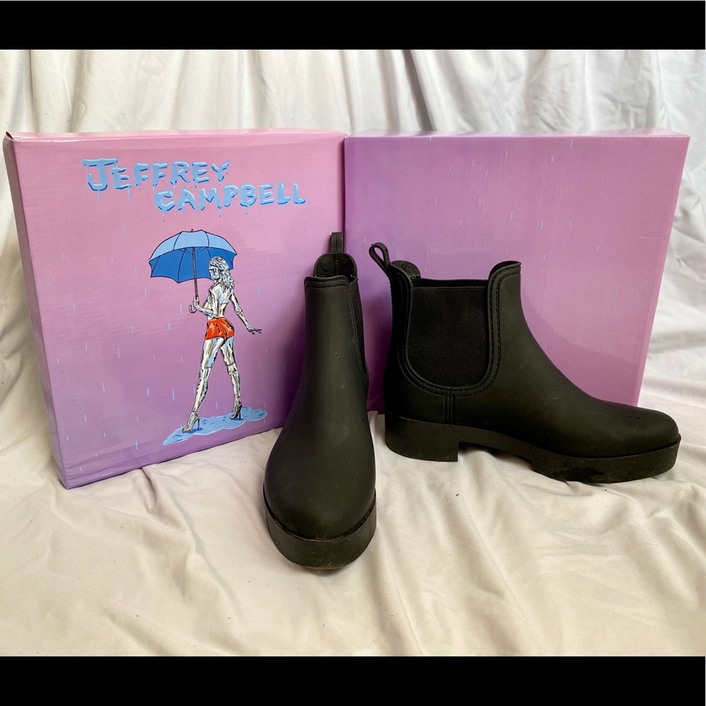 Jeffrey Campbell Chelsea Rain Boots